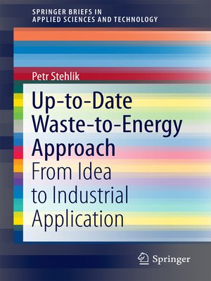 cover image of Up-to-Date Waste-to-Energy Approach